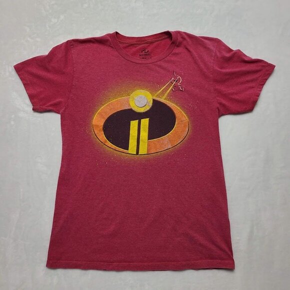 Disney Pixar Incredibles 2 Graphic T-Shirt Kids S Red Short Sleeve Jack Jack - Picture 9 of 9